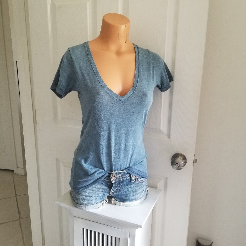 Free People Tee Distressed